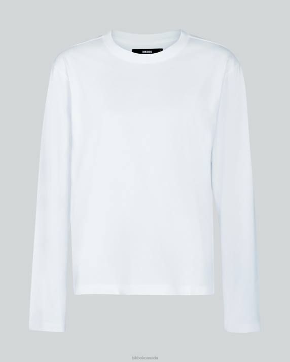 Bik Bok TL Basic Longsleeve White Clothing LPZ4174