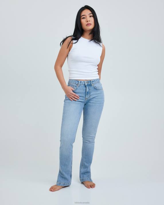 Bik Bok JP Slim Split 550 Blue Clothing LPZ412