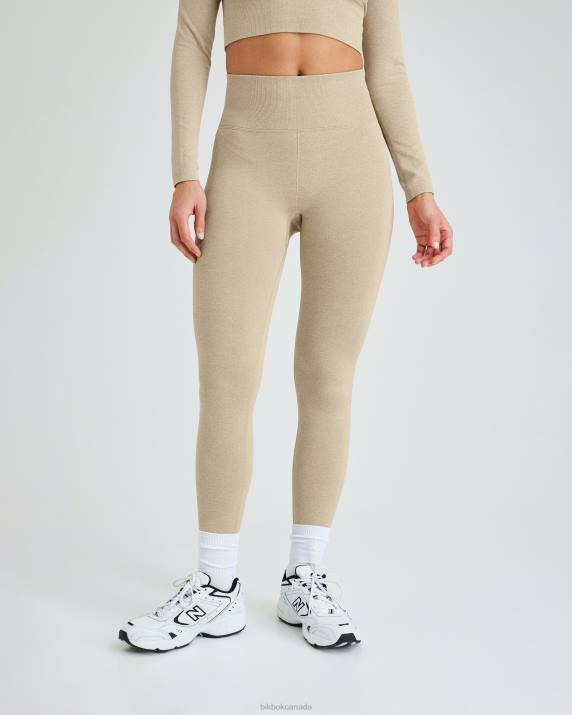 Bik Bok NW Basic seamless tights Light brown Clothing LPZ4419