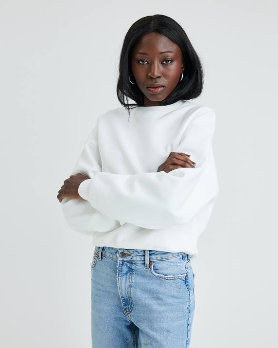 Bik Bok SH Base Crewneck White Clothing LPZ4123