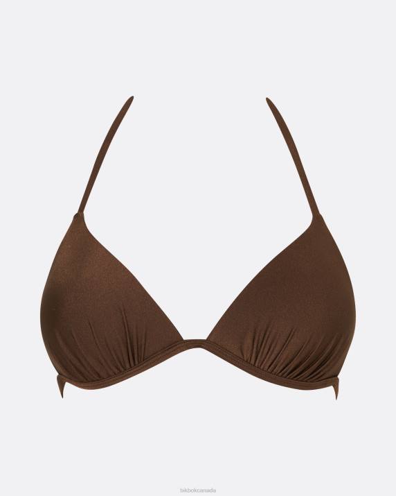 Bik Bok IW Aruba top Dark brown Clothing LPZ4418