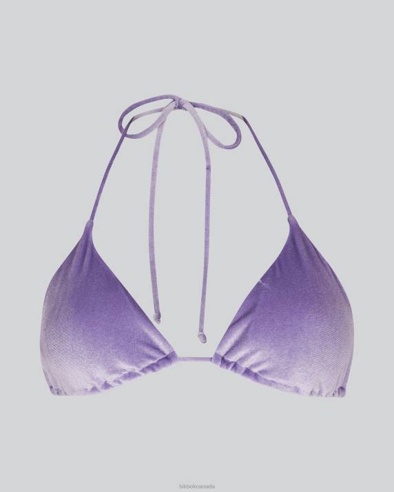 Bik Bok IW Florida velvet top Lilac Clothing LPZ4331