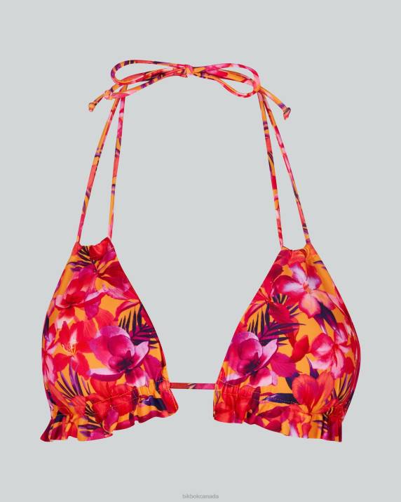 Bik Bok IW Santorini top Orange melange Clothing LPZ4365