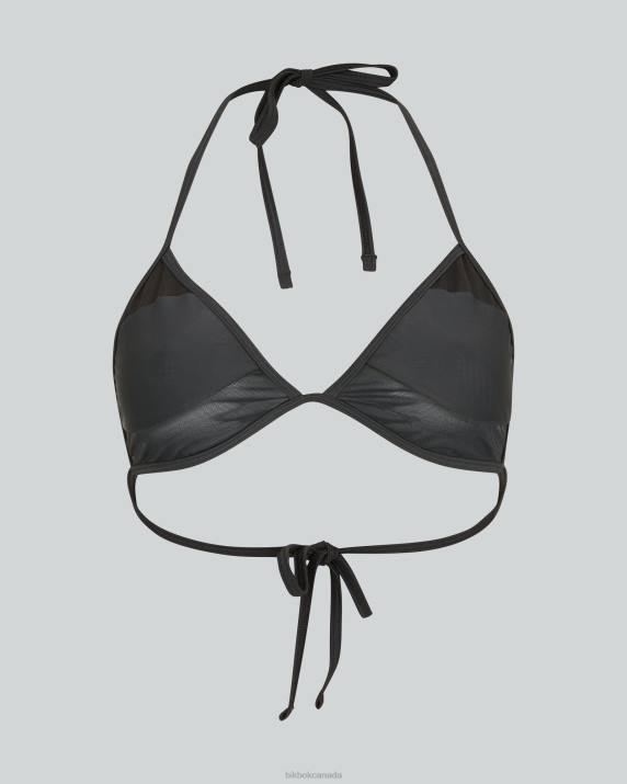 Bik Bok IW Split mesh top Black Clothing LPZ4317