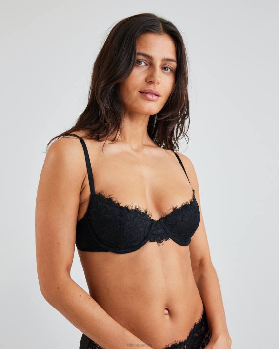 Bik Bok UW Forever balconette bra Black Clothing LPZ4488
