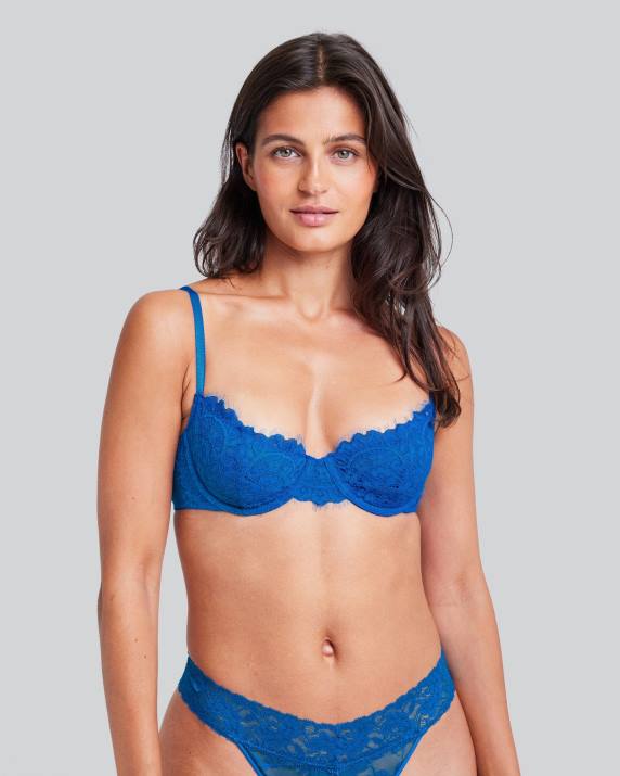Bik Bok UW Forever balconette bra Deep blue Clothing LPZ4456