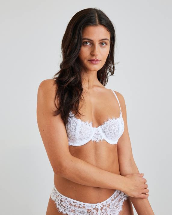 Bik Bok UW Forever balconette bra White Clothing LPZ4453