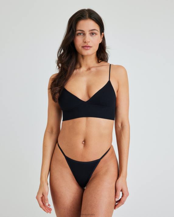 Bik Bok UW Her T-string Black Clothing LPZ4464